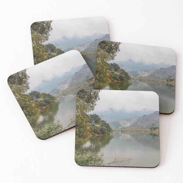 Item preview, A mountain reflection on a lake in a rice paddy, Sapa, Vietnam designed and sold by SnapTPhotograph.