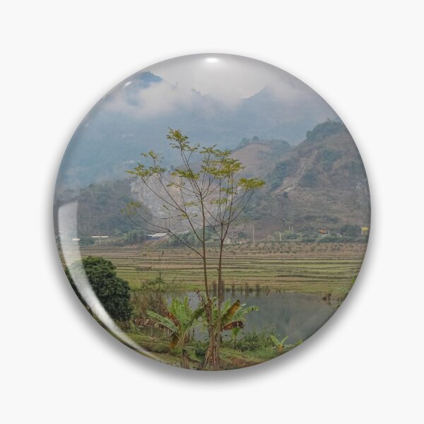 Item preview, Rice paddy and lake in winter in Sapa, Vietnam designed and sold by SnapTPhotograph.