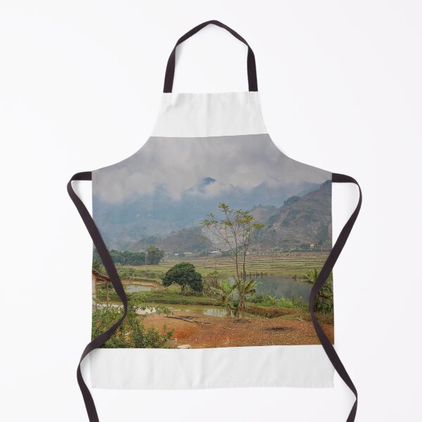 Item preview, Rice paddy and lake in winter in Sapa, Vietnam designed and sold by SnapTPhotograph.