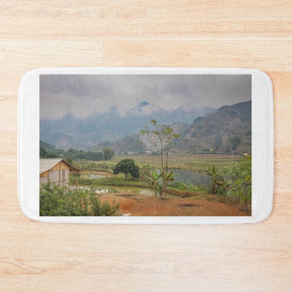 Item preview, Rice paddy and lake in winter in Sapa, Vietnam designed and sold by SnapTPhotograph.