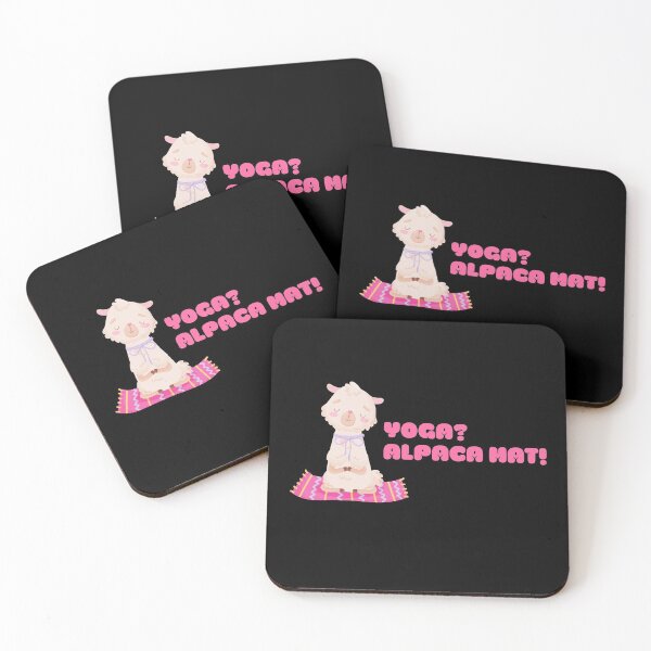 Item preview, Funny Yoga Alpaca Mat - Kawaii Alpaca Llama on Yoga Mat designed and sold by WonderWear.
