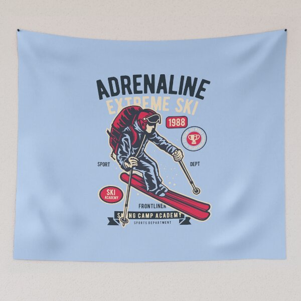Item preview, Adrenaline Extreme Ski Sport Illustration  designed and sold by Arko  Ranger.