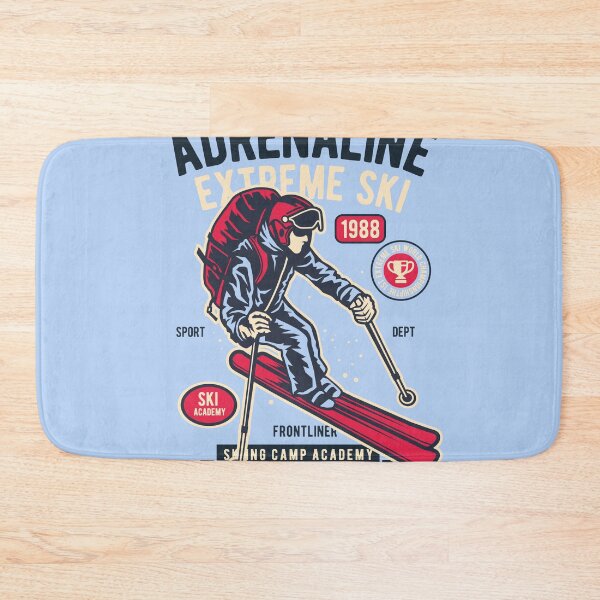 Item preview, Adrenaline Extreme Ski Sport Illustration designed and sold by Arko Ranger.