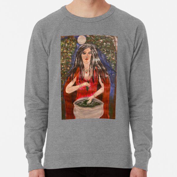 Ceridwen, Welsh Goddess of Transformation and Inspiration Lightweight Sweatshirt