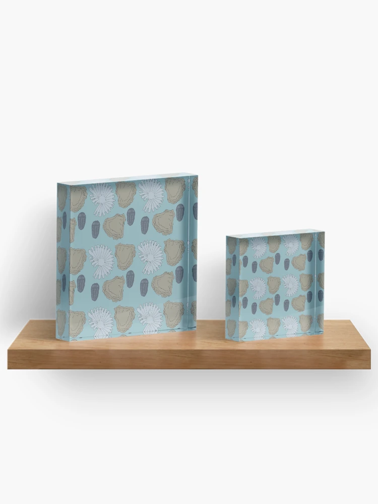 Thumbnail 3 of 5, Acrylic Block, Shell Shore designed and sold by RubyPrintDesign.