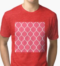 Pink Tortoise shell Tri-blend T-Shirt