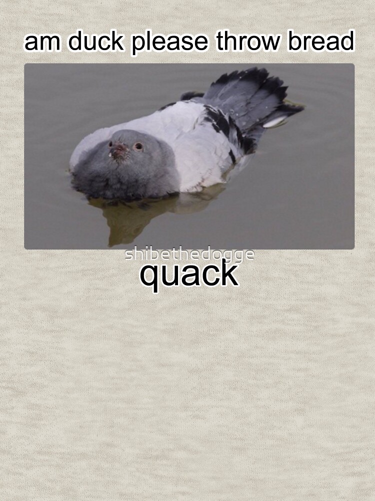 Am Duck Please Throw Bread Quack