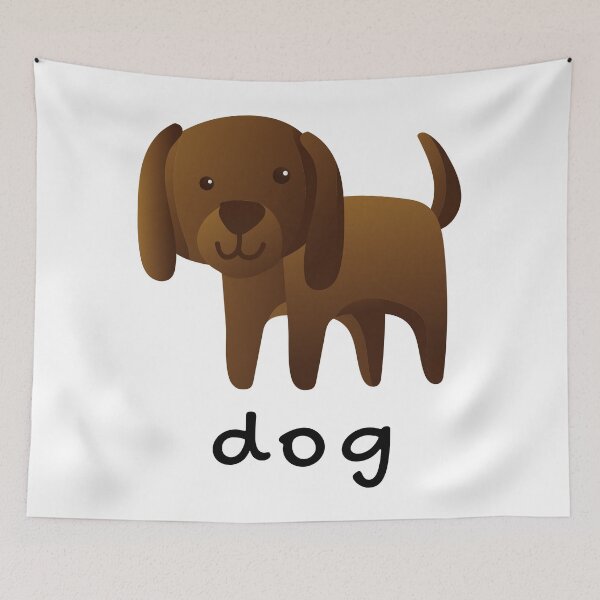 Item preview, Funny, cute, drown, dog, cartoon, illustration, handwritten, cursive text. designed and sold by JellyBeenzz.