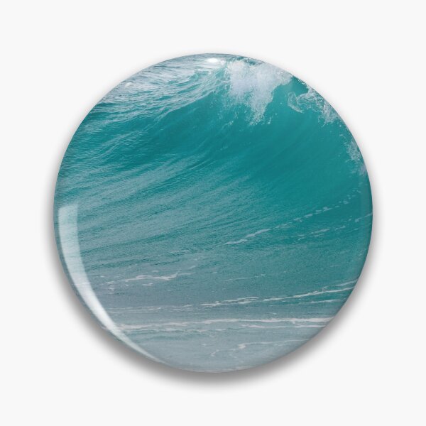 Item preview, Ice White and Turquoise Waves designed and sold by passiveink.