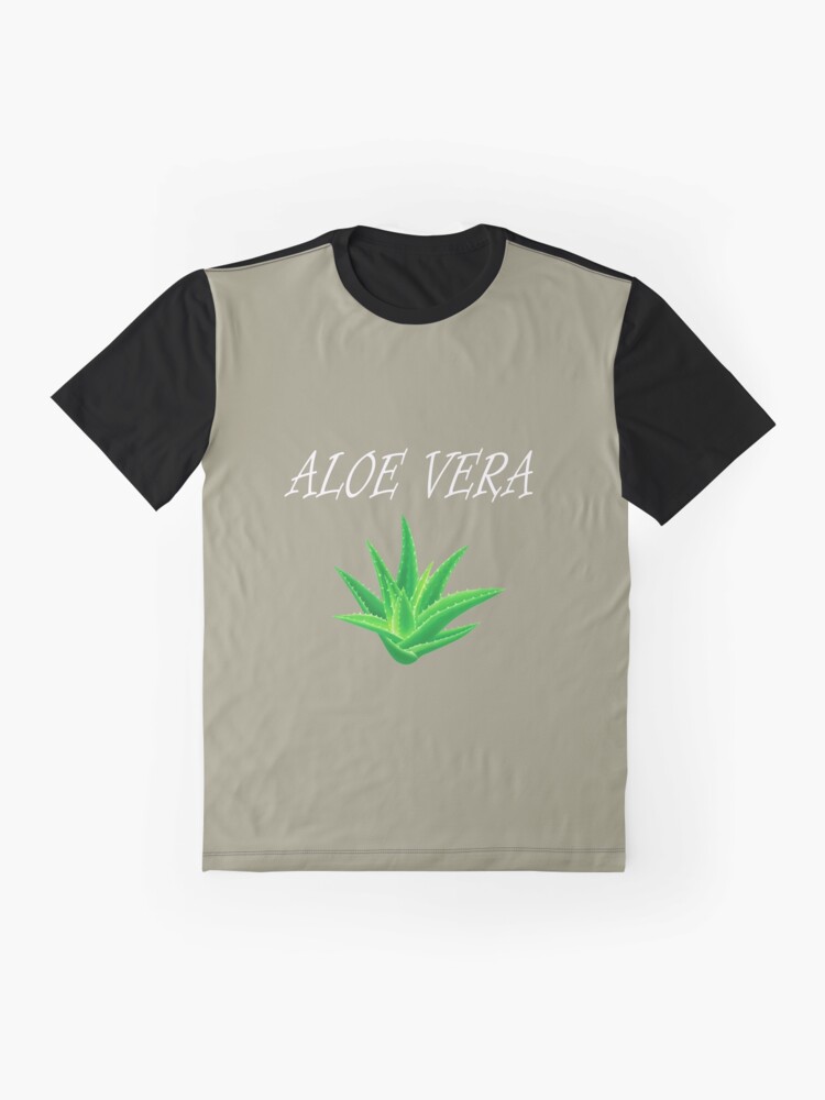 Thumbnail 4 of 5, Graphic T-Shirt, Aloe vera plant nature love design designed and sold by style4smile.