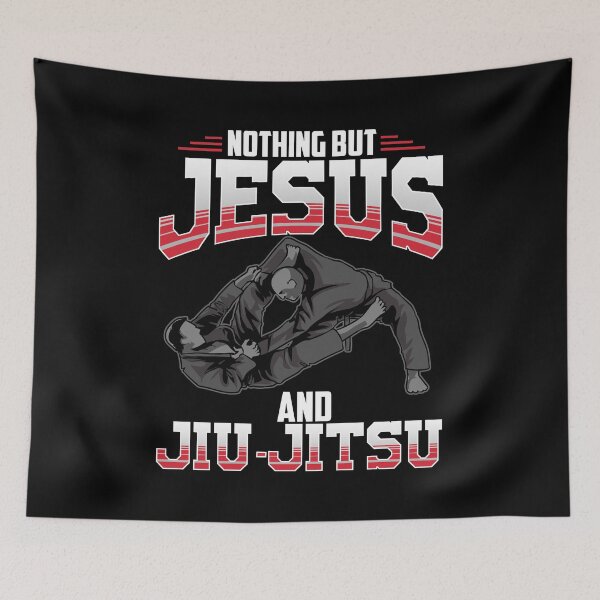 Item preview, Nothing But Jesus And Jiu Jitsu Mixed Martial Arts designed and sold by perfectpresents.