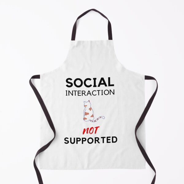 Item preview, Social interaction not supported sarcastic quote t shirt [SNS42] designed and sold by HIPNOTIZAR  CRAFTS.