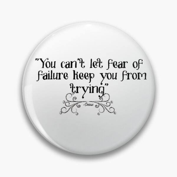 Item preview, "You Can't Let Fear Of Failure Keep You From Trying-Snow White designed and sold by SHAMTEES.
