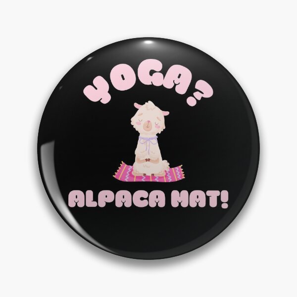 Item preview, Funny Yoga Alpaca Mat - Kawaii Alpaca Llama on Yoga Mat designed and sold by WonderWear.