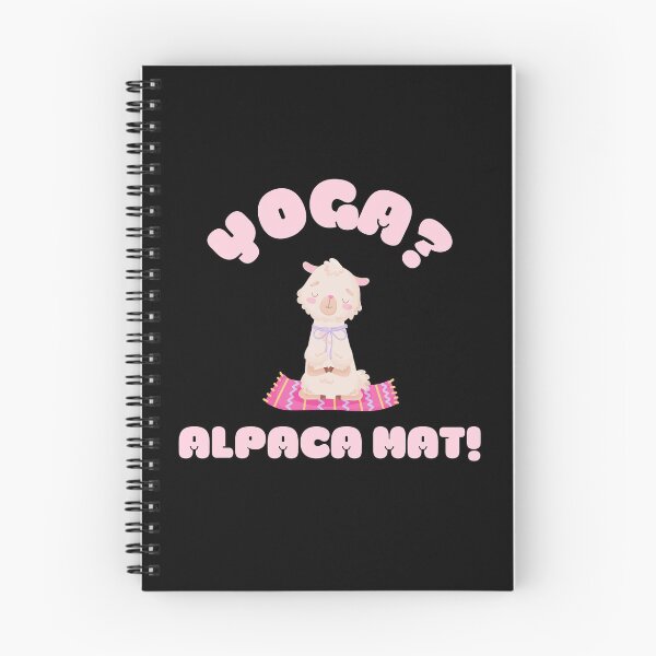 Item preview, Funny Yoga Alpaca Mat - Kawaii Alpaca Llama on Yoga Mat designed and sold by WonderWear.