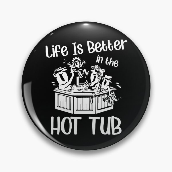 Item preview, Life Is Better In The Hot Tub Retro Vintage - Bubble Bath designed and sold by Dressed For  Duty.