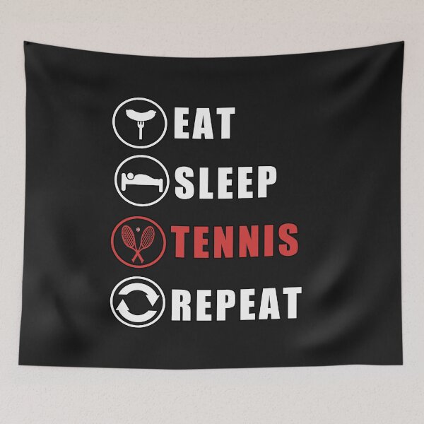 Item preview, Eat Sleep Tennis Repeat designed and sold by teledesign.