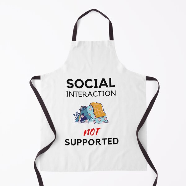 Item preview,  Social interaction not supported sarcastic quote t shirt [SNS45] designed and sold by HIPNOTIZAR  CRAFTS.