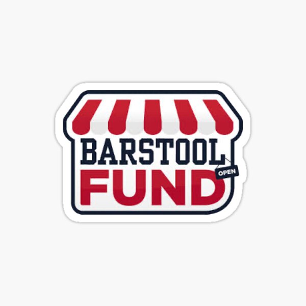 "Barstool Fund" Sticker by marblequeen Redbubble