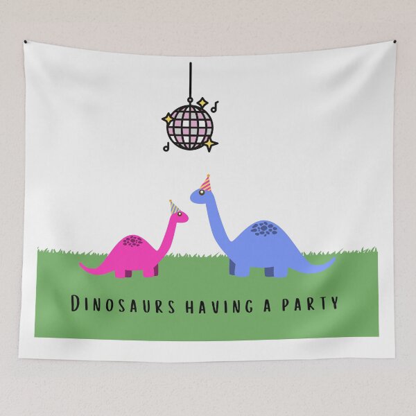 Item preview, Dinosaurs Having a Party designed and sold by PopReset.