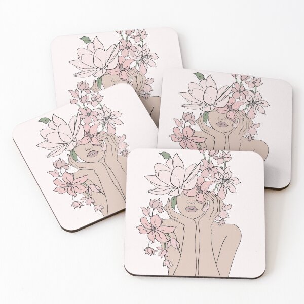 Item preview, flower head portrait designed and sold by prettythangz.