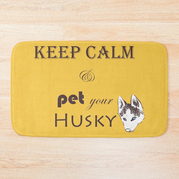 Item preview, Keep Calm and pet your husky designed and sold by Chino20.