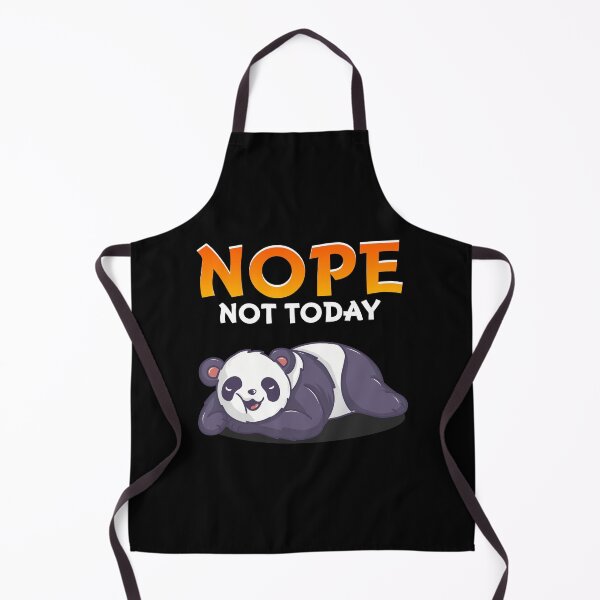 Item preview, Funny Nope Not Today Cute Napping Panda Pun designed and sold by perfectpresents.