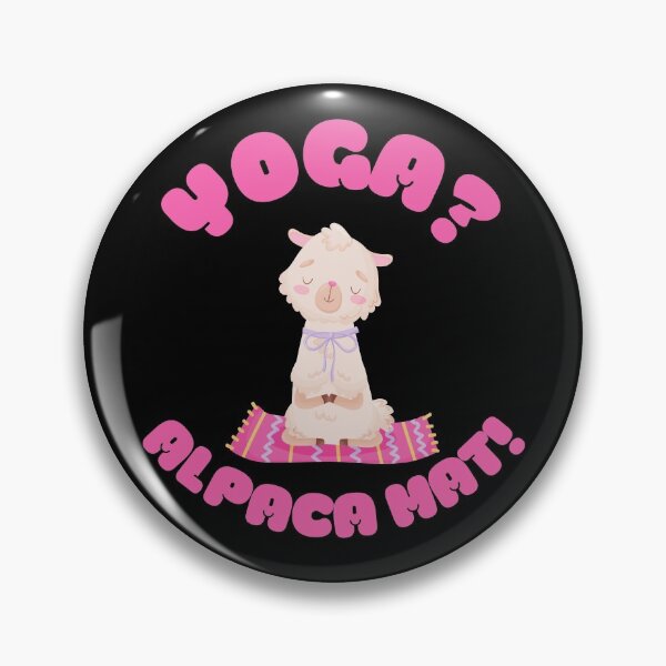 Item preview, Copy of Funny Yoga Alpaca Mat - Kawaii Alpaca Llama on Yoga Mat designed and sold by WonderWear.
