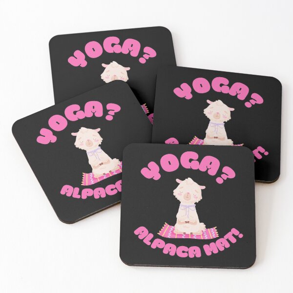Item preview, Copy of Funny Yoga Alpaca Mat - Kawaii Alpaca Llama on Yoga Mat designed and sold by WonderWear.