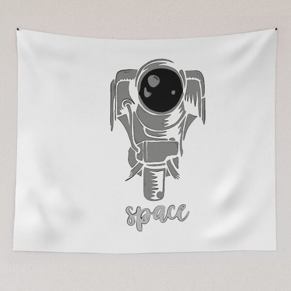 Item preview, Space Man (outline) designed and sold by iliminator101.