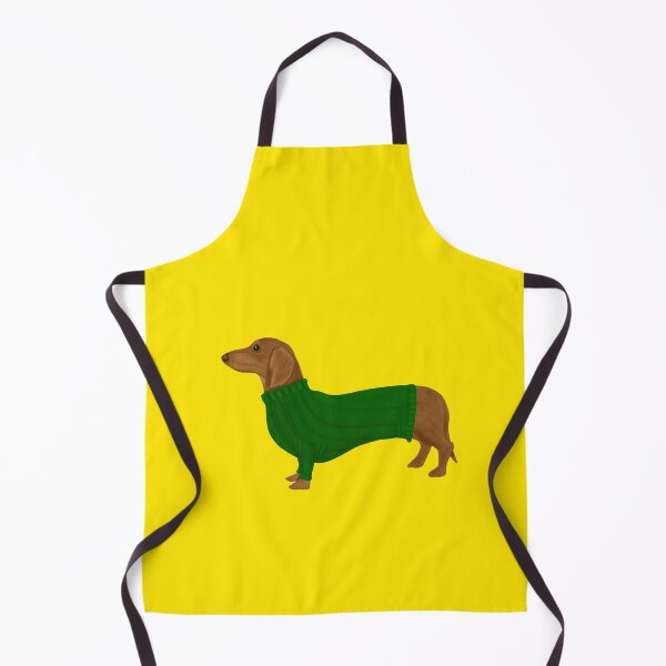 Item preview, Dachshund in Green Jumper designed and sold by Kittys-Art.