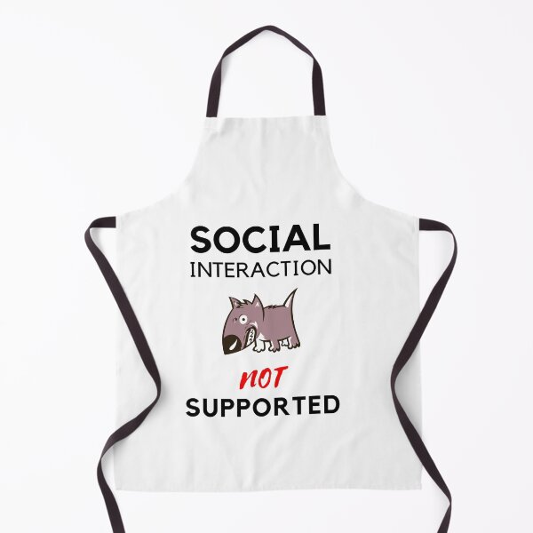 Item preview, Copy of  Social interaction not supported sarcastic quote t shirt [SNS49] designed and sold by HIPNOTIZAR  CRAFTS.