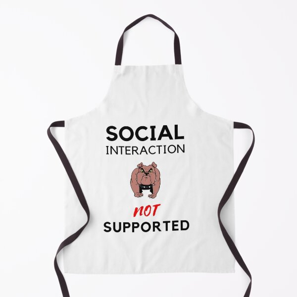 Item preview, Copy of  Social interaction not supported sarcastic quote t shirt [SNS50] designed and sold by HIPNOTIZAR  CRAFTS.
