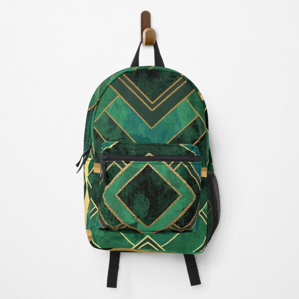Item preview, Art Deco Style Geometric Pattern in Green designed and sold by NatalieC18.