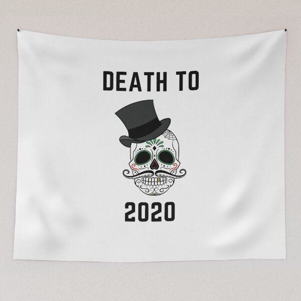 Item preview, Death to 2020 - Bad year / quarantaine year - Dia de muertos - gift ideas designed and sold by MDclothingshop.