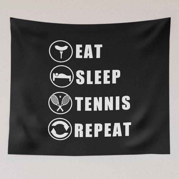 Item preview, Eat Sleep Tennis Repeat designed and sold by teledesign.