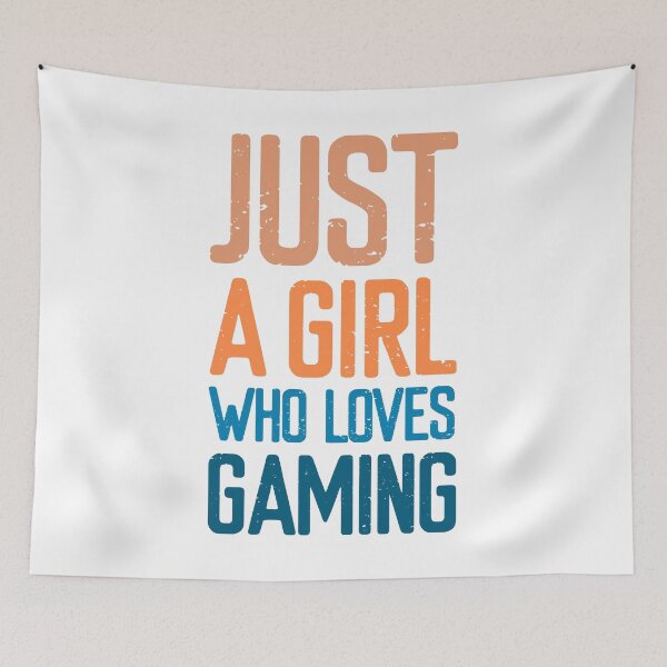 Item preview, Just A Girl Who Loves Gaming designed and sold by FriendsList.