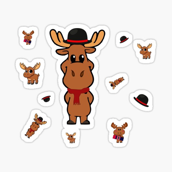 Item preview, American moose designed and sold by malek M O.