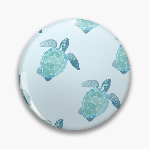 Item preview, Sea turtle watercolor seamless pattern file designed and sold by SkyyDesignsCo.
