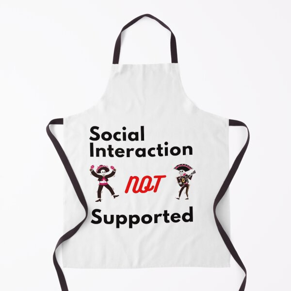 Item preview, Copy of Copy of  Social interaction not supported sarcastic quote t shirt [SNS17] designed and sold by HIPNOTIZAR  CRAFTS.