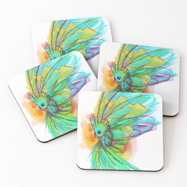 Artikelvorschau, Aquarell und Tinte Quetzal entworfen und verkauft von a Quetzal Project.