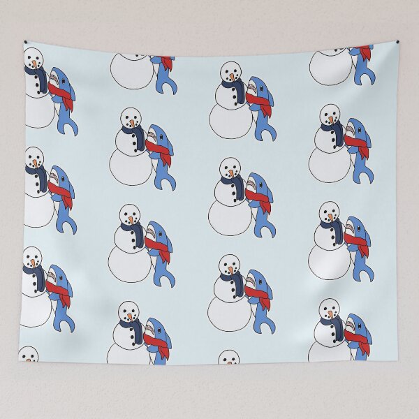 Item preview, Blåhaj and snow hooman designed and sold by Sharks and Classical Music.