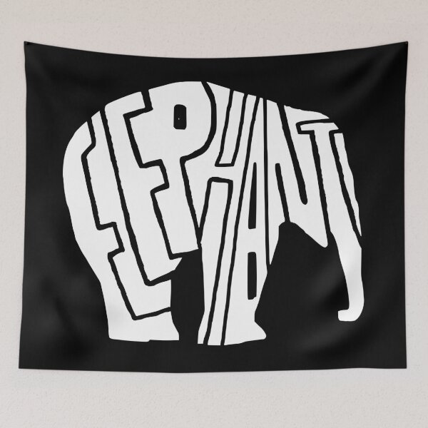 Item preview, elephant white designed and sold by OMdesigns93.