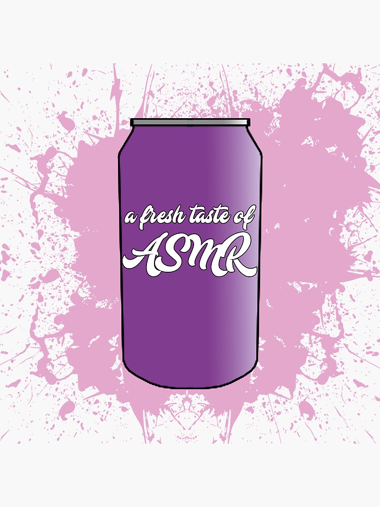 A Fresh Taste Of Asmr Sticker For Sale By Ari Merchandise Redbubble