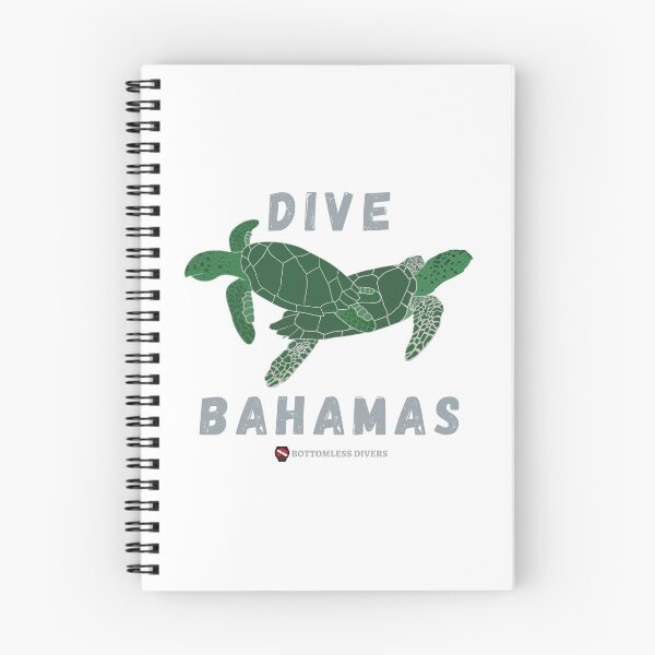 Item preview, Dive Bahamas Turtle with Grey Font designed and sold by BottomlessDiver.