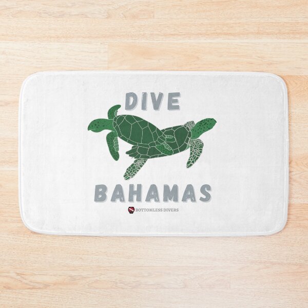 Item preview, Dive Bahamas Turtle with Grey Font designed and sold by BottomlessDiver.