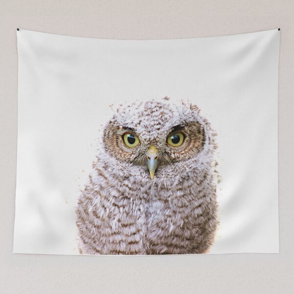 Item preview, Baby Owl Art Print by Zouzounio Art designed and sold by zouzounioart.