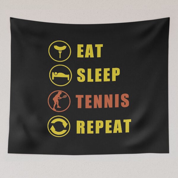 Item preview, Eat Sleep Tennis Repeat designed and sold by teledesign.