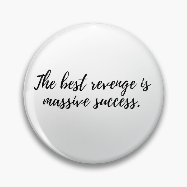 Item preview, The Best Revenge is Massive Success Inspirational Motivational Quote Art Image designed and sold by UncleFizziwigs.