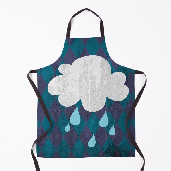 Item preview, Symbol illustration clouds rhombuses rain weather raindrops children's room kids decoration designed and sold by eskima.